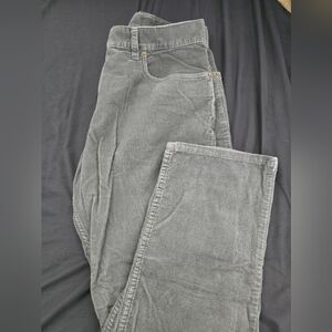 G.H. Bass & Co. Charcoal Corduroy Trousers